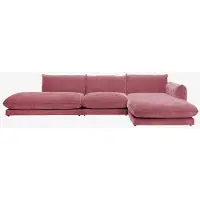 Sissy-Boy Countess 4-zits bank chaise longue rechts otto longue links Artic Rosehip