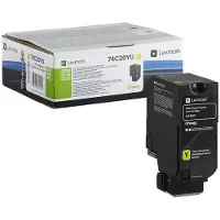 Lexmark Toner 84C2HY0 Geel Hoge capaciteit