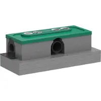 Hansgrohe uBox Standard installatieset voor douchegoten voor Raindrain Flex