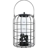 Trixie - Voerdispenser - Met Gaasbescherming - Zwart - 26X17X17 cm