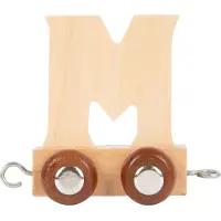 Small Foot - Houten Lettertrein - M - 12 stuks