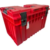 Qbrick ONE 450 Vario RED ULTRA HD Custom gereedschapskoffer modulaire organizer 585 x 385 x 420 mm 52 l stapelbaar IP66 - oude versie