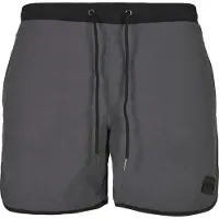 Urban Classics Zwemshorts donkergrijs / zwart
