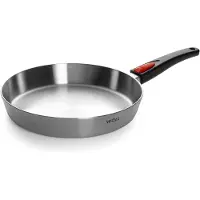 Woll 1528CO koekenpan, 28 cm maximale diameter, roestvrij staal, geschikt voor inductiekookplaten, afneembaar handvat