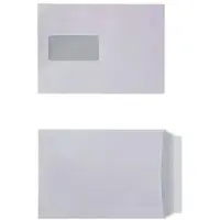 Viking Enveloppen Met Venster C5 162 (B) x 229 (H) mm Kleefstrip Wit 90 g/m² 500 Stuks