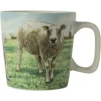 Wiebe van der zee Wiebe's Farm Minimok Schaap 23cl 6st Multi multi Porselein