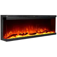 DIVINA FIRE Elektrische wandhaard, 3-zijdige inbouwhaard, BOSTON100 L101,6 x D20 x H44