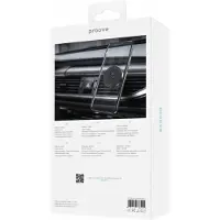 Proove Telefoonhouder Heavy Metal Magnet – Stevige Klem en Ventilatiebevestiging – Zwart