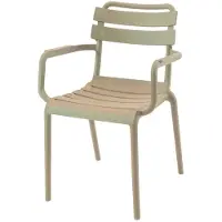 Lesli Living Stapelstoel Torvi - Kunststof - Taupe -