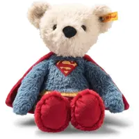 Steiff DC Superheld Teddybeer - Officiële Gecontroleerde Pluche Verzamelbare Zachte Knuffel 30 cm