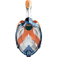 Seac Sub Fun +10 Junior Snorkeling Mask Transparant,Blauw XS-S Kinderen