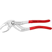 Knipex Sifon- en Connectorentang | 250 mm Lengte | Anti-Slip | Kunststof Bekleed | Verchroomd - 81 03 250 SB