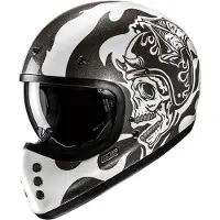 HJC V60 Flame MC5 Integraalhelm Wit/Zwart S
