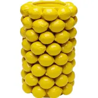 Kare Vaas Citroensap, hoogte 43 cm, Ø 26 porselein, geel Lemon Juice, geel / oranje, Woon-/ Eetkamer, Keramiek, Design