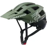 Cratoni Allset Pro, fietshelm, mat zwart/groen
