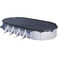 Gre Accessories Winter Cover For Oval Pools Premium Grijs 610 x 410 cm
