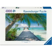 Ravensburger – Droomstrand op de Malediven – Legpuzzel – 4000 Stukjes