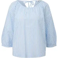 s.Oliver Red Label Blouse lichtblauw / natuurwit