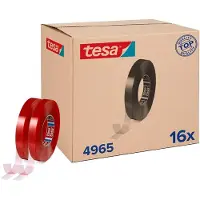 TESA tesafix 4965 04965-00008-00 Dubbelzijdige tape tesafix 4965 Transparant (l x b) 50 m x 15 mm 16 stuk(s)