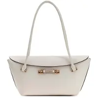 GUESS schoudertas Sophia Shoulder Satchel Cream White crème