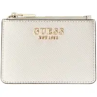 GUESS kaarthouder Patsie SLG Credit Card Case Cream White crème