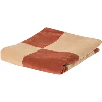 Woood Zena Kleed - Velvet - Roestbruin/Beige - 1x170x130