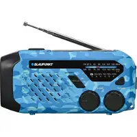 Blaupunkt Radio ER10BC Survival, blauw-zwart