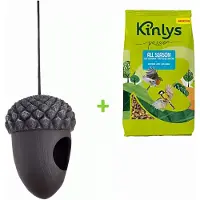 Esschert Design Voederhuisje Cadeaupakket - Voederhuis Eikel - - FB5321210433 - Vogelvoederhuisje voor Vogels