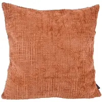 NOVÉE Chenille stripe terra | 45 x 45 cm | kussenhoes | polyester