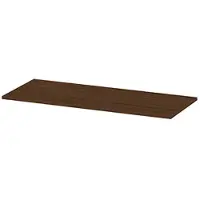 Ink Topdeck 40 Topblad T.b.v. Onderkast 100x40cm - Warm Walnoot - Badkamermeubels, Wastafelbladen - 8718835393052