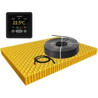 Magnum Decoupling Set 2m² / 300 Watt Set met MRC²-thermostaat | Zwart