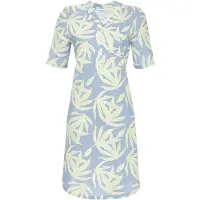 Ringella Blauw flora nachthemd | Maat 48