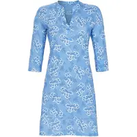Ringella Gebloemd nachthemd blauw | Maat 42