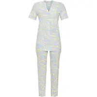 Ringella pyjama blauw aderpatroon | Maat 38
