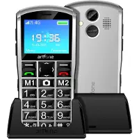 Artfone A400 - Senioren Telefoon - 4G - GSM - Senioren Mobiele Telefoon - SOS-Knop - Oplaadstation - Stofzakje