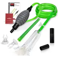 Aura Aquarium Stofzuiger - Bodemreiniger - Gravel Cleaner – Groen - ‎29cm x 16cm x 8cm