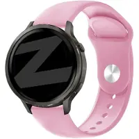 Bandz Siliconen sport 'Deluxe' bandje geschikt voor Garmin Vivoactive 4s / Vivomove 3s / Venu 4 - 41mm / Venu 3s / Venu 2s / Forerunner 265s / Forerunner 255s - Roze
