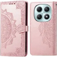 IMoshion Mandala Bookcase voor de Xiaomi Redmi Note 15 (4G) - Rose Gold