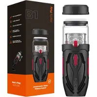 Men's Play - automatische masturbator - draaifunctie - zwart