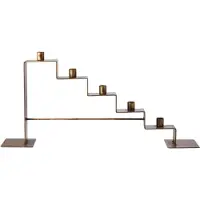 Affari of Sweden Royale Messing kandelaar trapvorm 61 cm x 30 cm