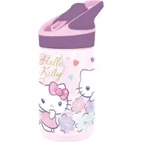 Stor Hello Kitty Tritan Premium Drinkfles - 480 ml – Sluit goed af – Drinkfles voor kinderen – Roze