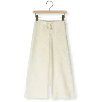 Mayoral Meisjes Broeken Crochet Panta - Ecru - Maat 128