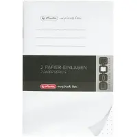 Herlitz Schrift A6 Geruit Papier Wit Niet geperforeerd
