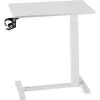 Vevor Overbedtafel Mobiele bijzettafel met 4 verborgen wielen
