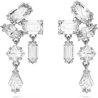 Swarovski Oorbellen zilver / transparant