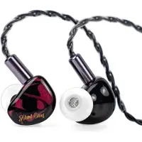 Kiwi Ears Cadenza - In-Ear Monitors - IEM - Dynamische Driver - Audiofiele Oordoppen - Verwisselbare Kabel - Universele Pasvorm - Rood