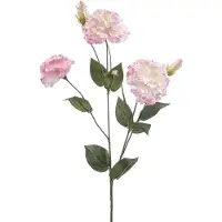Emerald - Kunstbloem Eustoma 75cm Licht roze - Kunstplant voor binnen