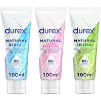 Durex Glijmiddel Natural Pure en Extra Sensitive en Hydraterend Pakket