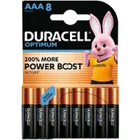 Duracell 8-Pack ULTRA LR03 / AAA / R03 / MN 2400 1.5V alkaline batterij