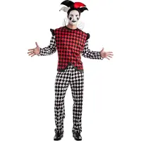Boland - Kostuum Harlekijn (14-16 jr) - Volwassenen - Clown;Joker - Halloween - Carnaval - Joker - Horror
